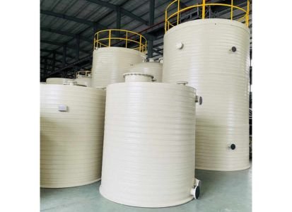 PP Spiral Tanks Installation